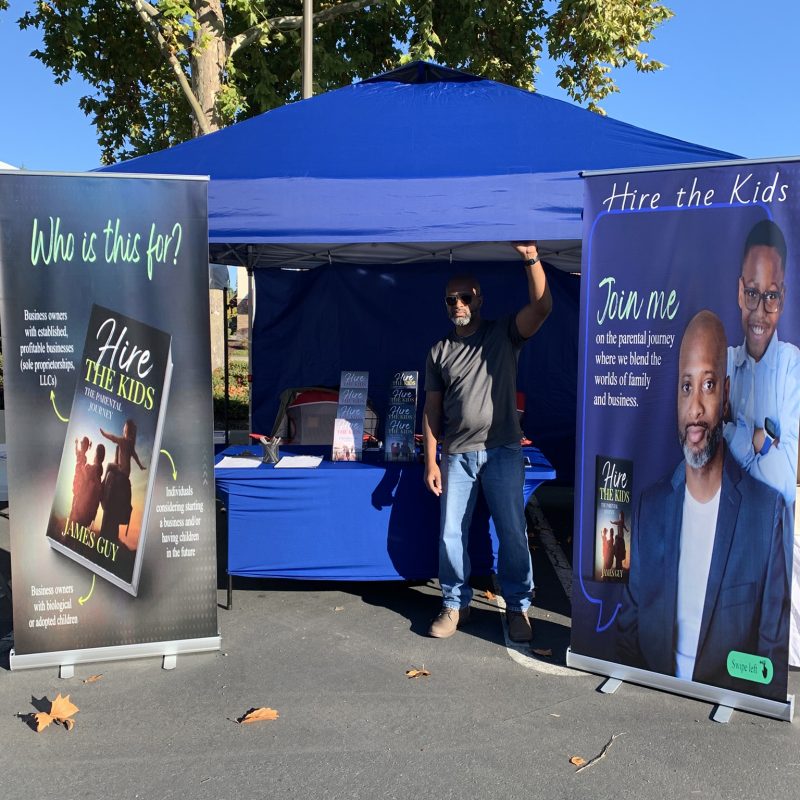 Hire The Kids - Booth equip